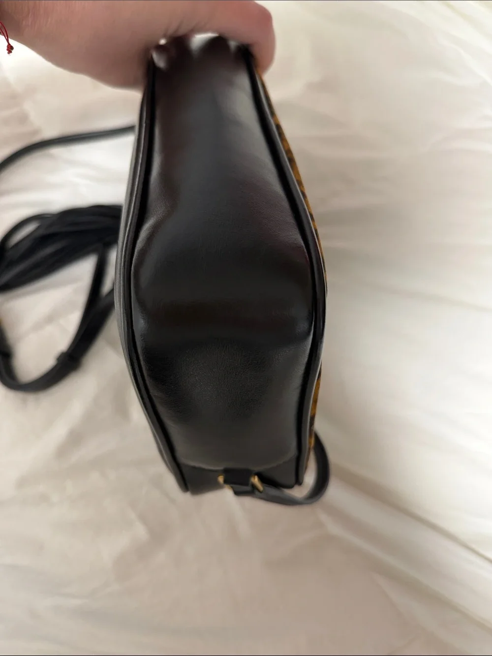 Yves Saint Laurent Leopard Print Camera Bag with Tassel - Picture 7 of 14